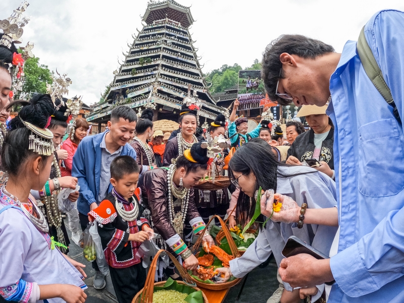 村歌活动现场。