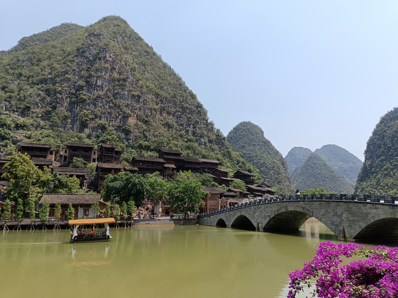 山水风光。